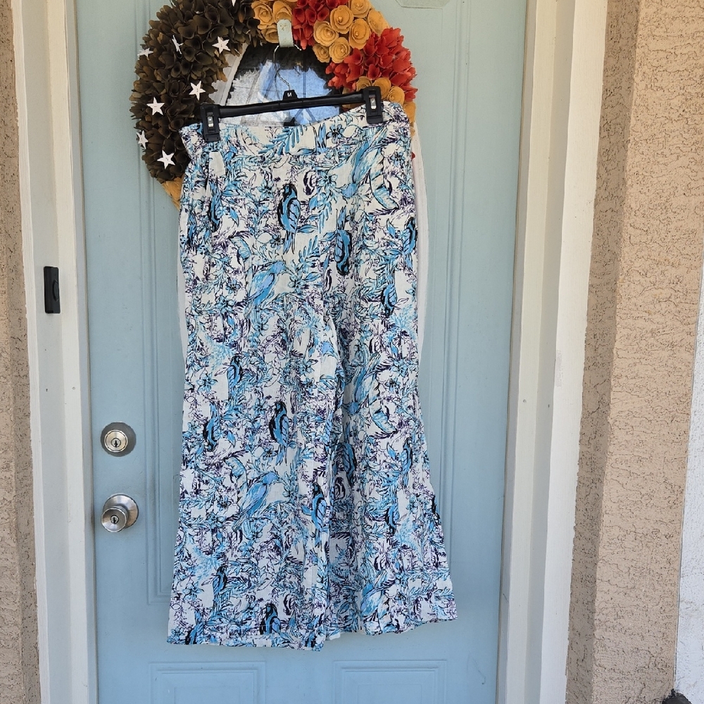 Tahari linen summer pants